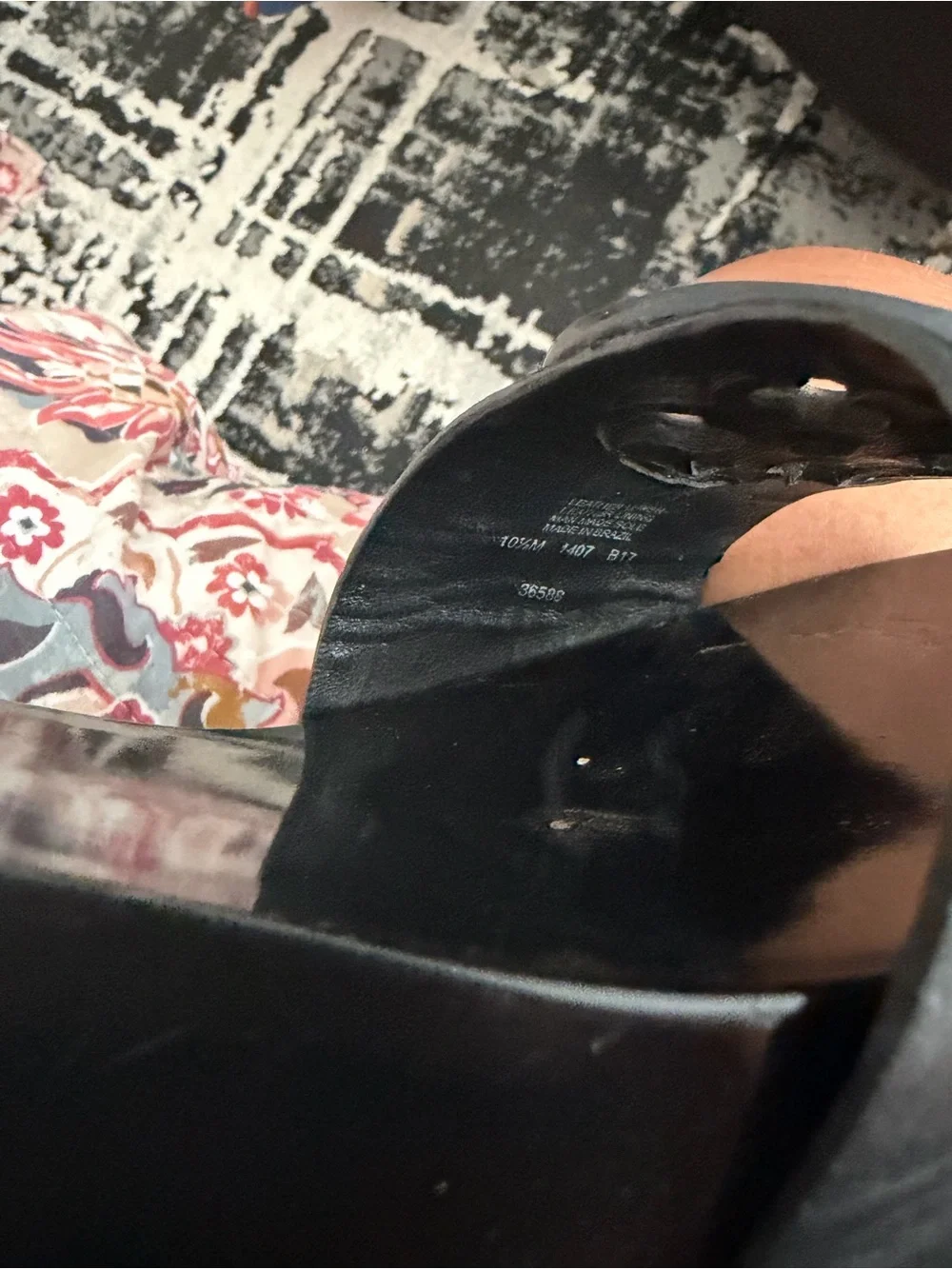 Tory Burch Black Logo Slide Mules